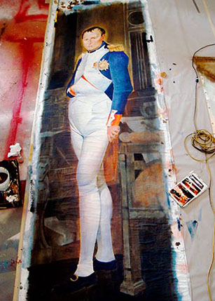 5'x20' painting prop for the play its a wonderfull life at the papermill playhouse, milburn NJ